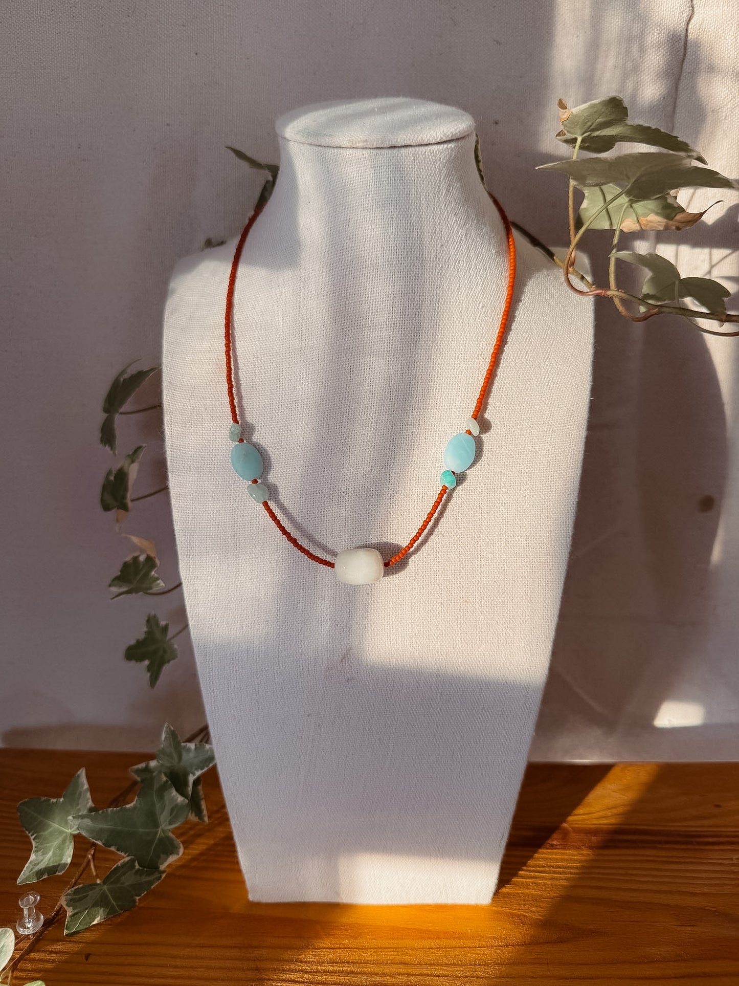 Amazonite Crystal Necklace