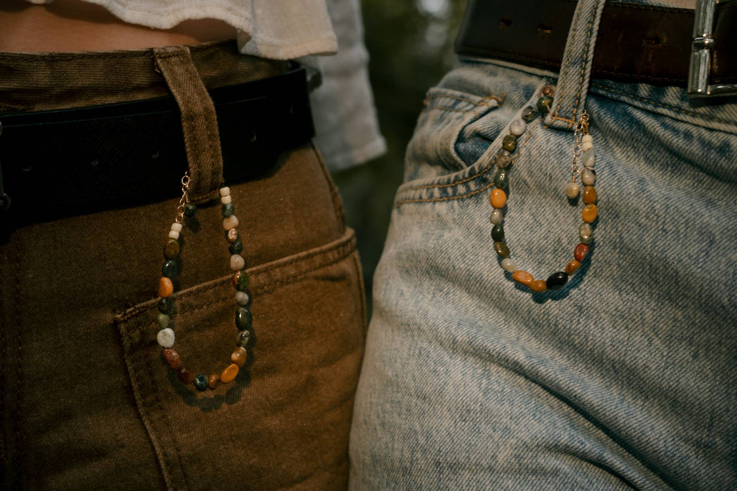 The Ocean Jasper Pebble Bracelet