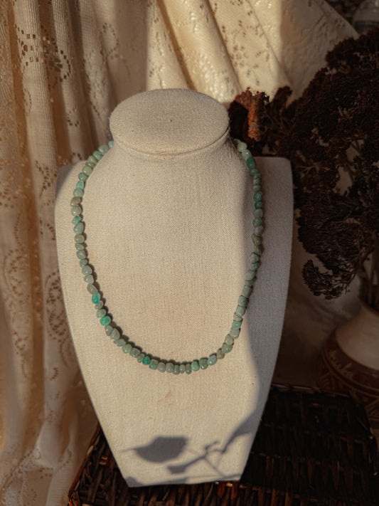 Amazonite Nugget Necklace