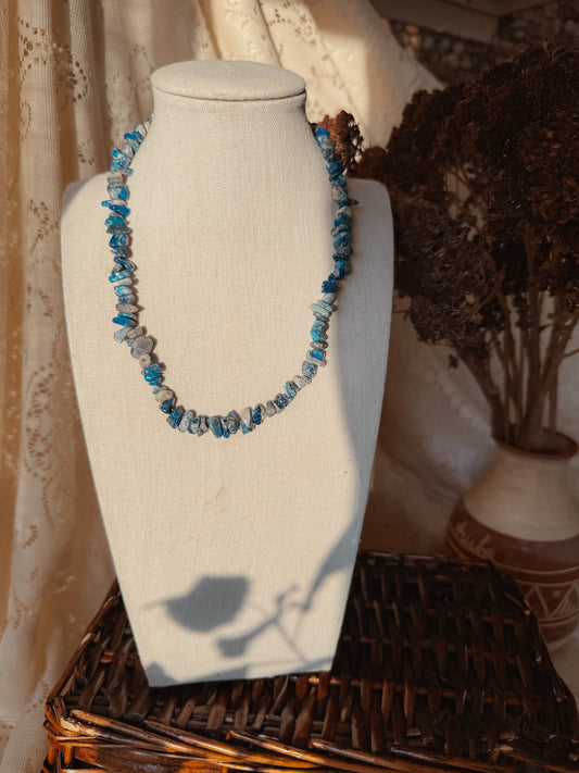 Lapis Pebble Necklace