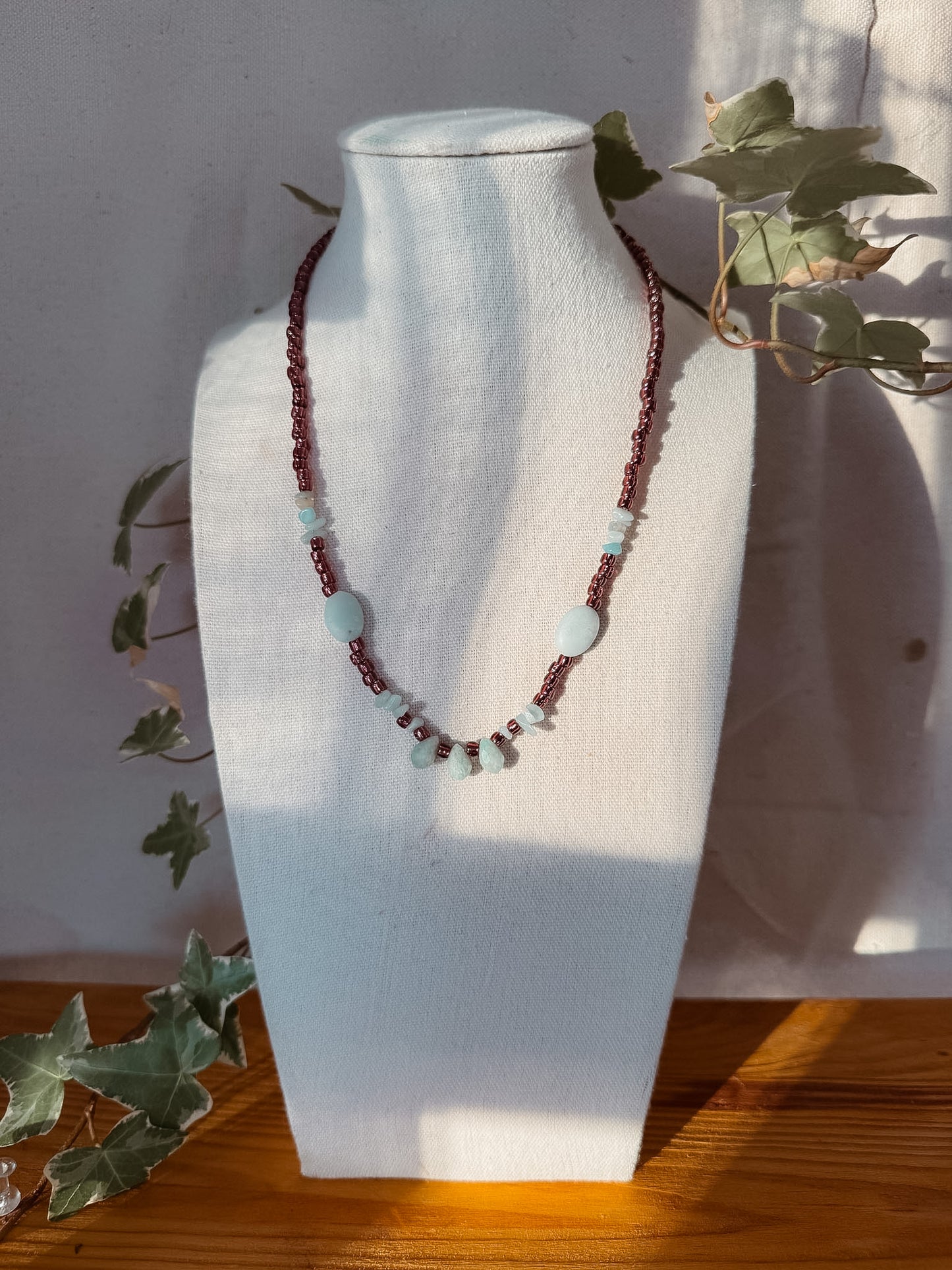 Amazonite Drops Necklace