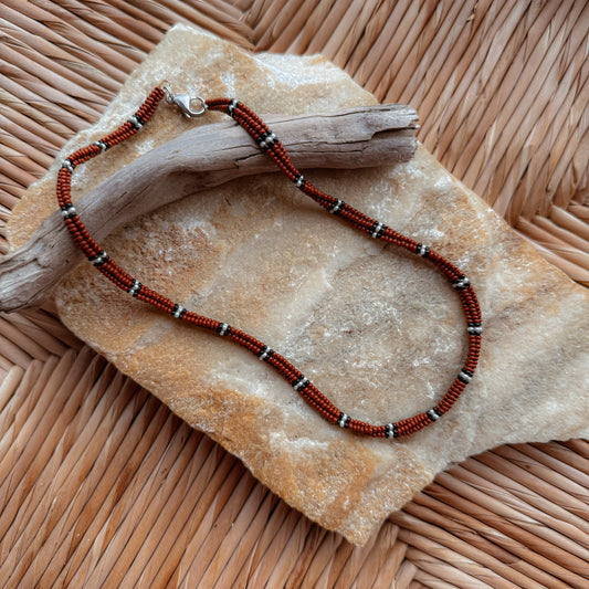 Handwoven Snake Necklace